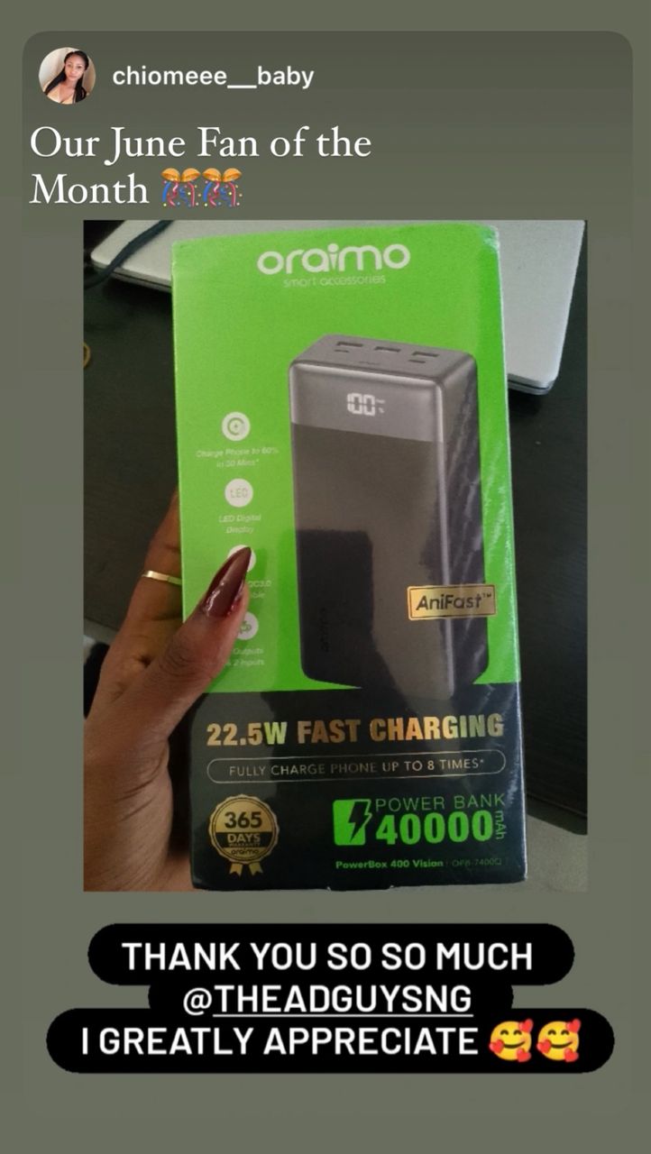 june fan of the month gift