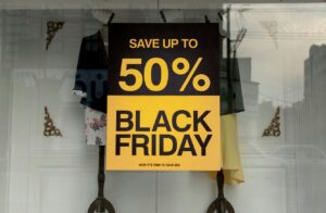 50% discount black friday design